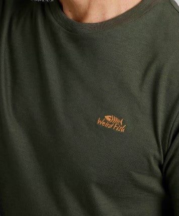 Weird Fish Fished Organic Fir Green Tee Green
