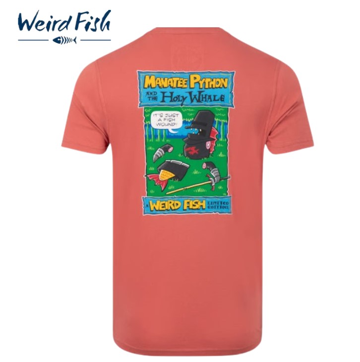 Weird Fish Holy Whale Artist Red Tee Red