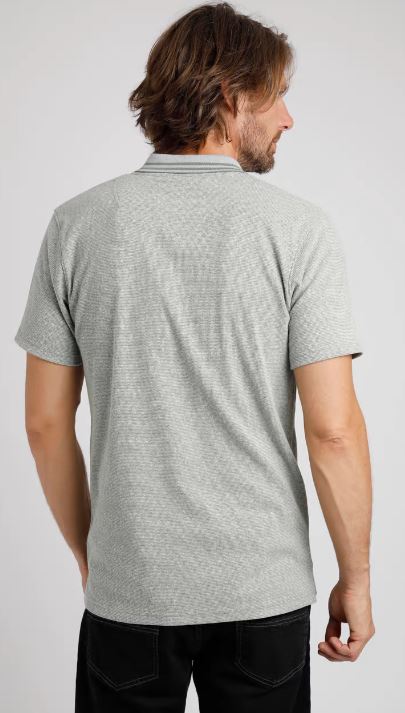 Weird Fish Harlow Military Green Polo Green
