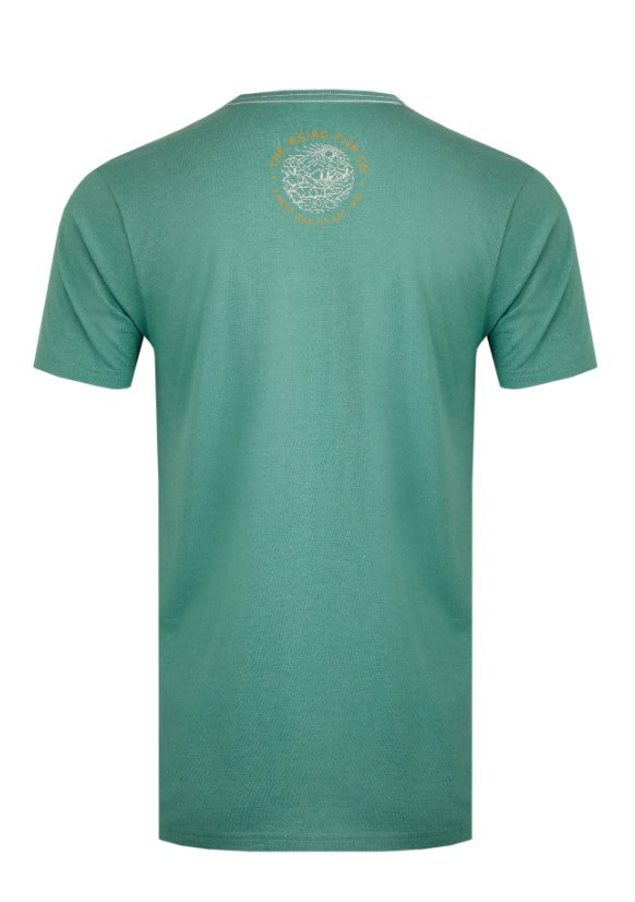 Weird Fish Lakes & Peaks Dark Jade Tee Green