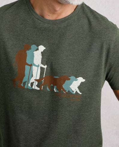 Weird Fish Man's Best Friend Green Tee Green