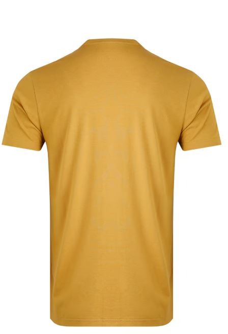 Weird Fish Fished Mustard T-Shirt Gold