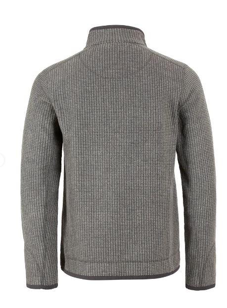 Weird Fish Rosten Full Zip Cement Fleece Grey