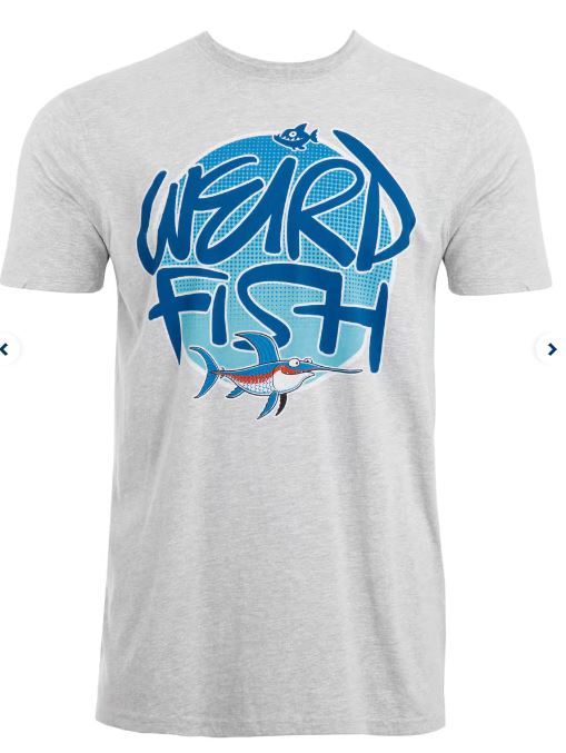 Weird Fish Stay Weird Grey Artist Tee Grey