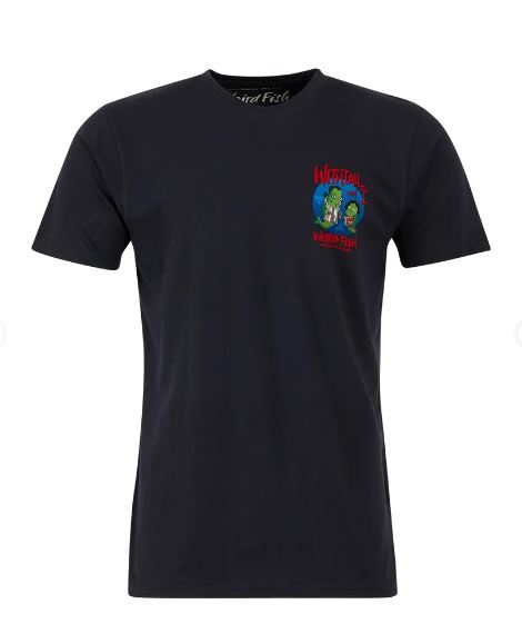 Weird Fish Withtail & I Artist T-Shirt Navy