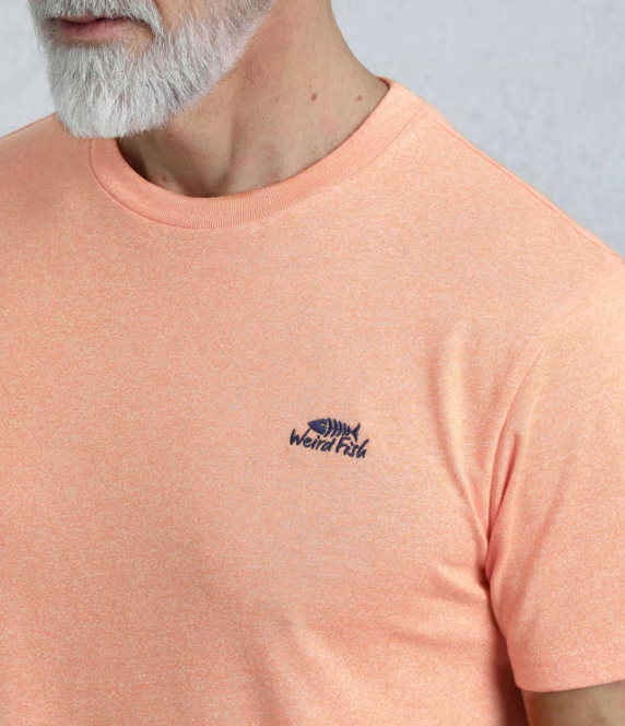 Weird Fish Organic Fished Pumpkin Tee Orange