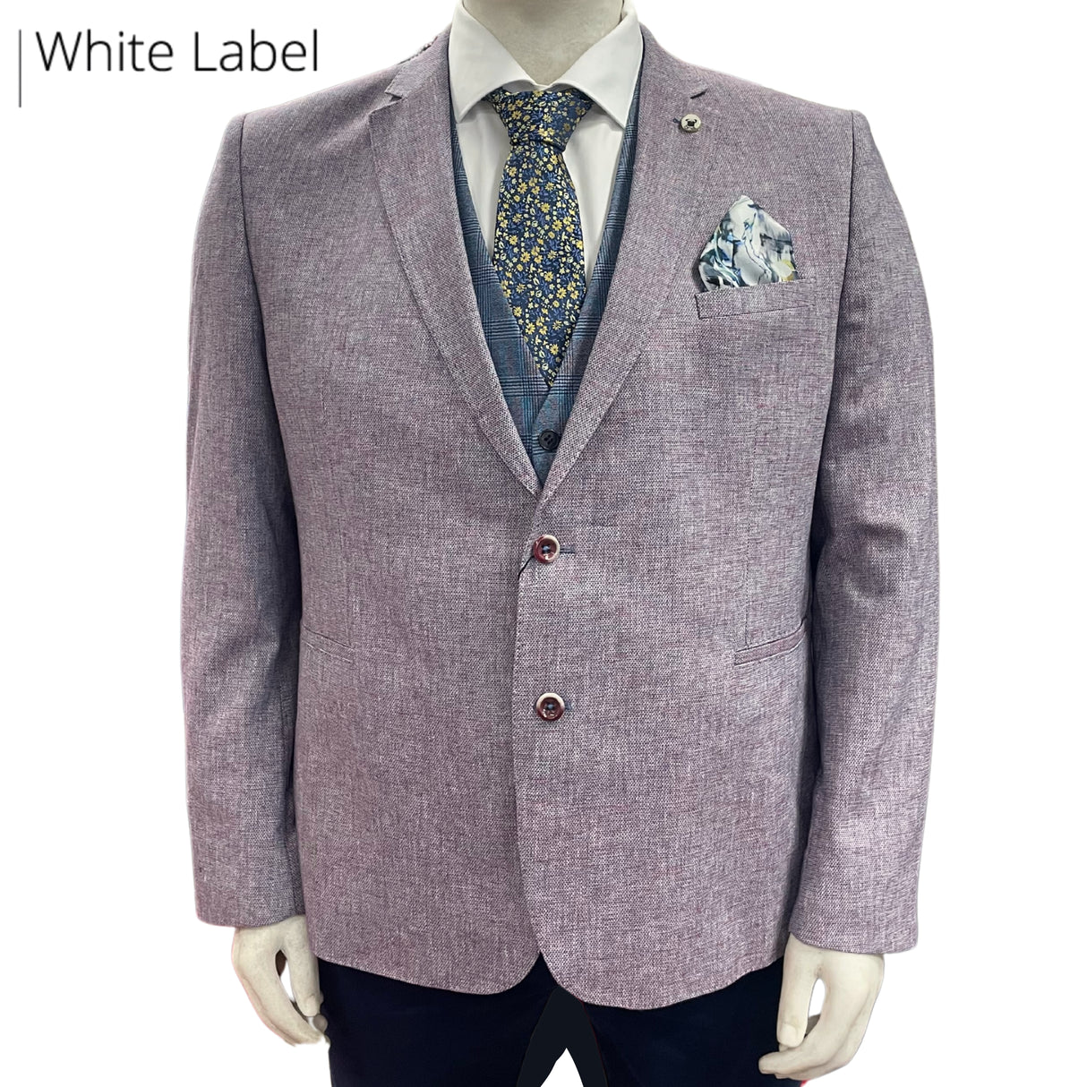 White Label Jasper Linen Mix Jacket Pink