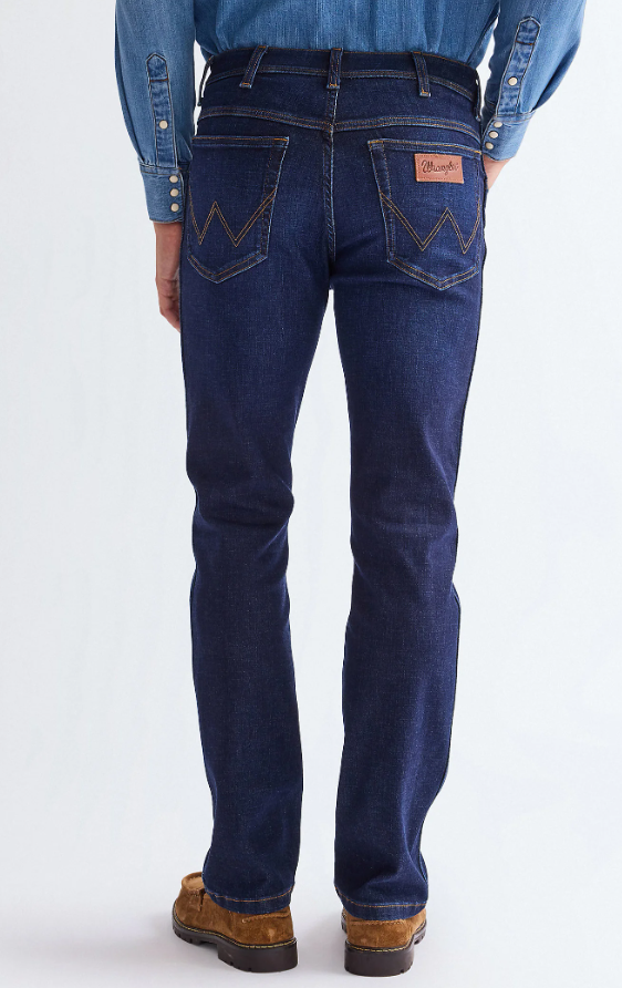 Wrangler Texas Stretch Rustic Navy Jeans Navy