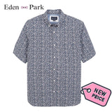 Eden Park Exclusive Floral Print Shirt Navy