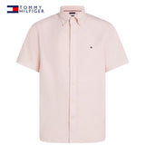 Tommy Hilfiger Oxford Short Sleeve Shirt Pink