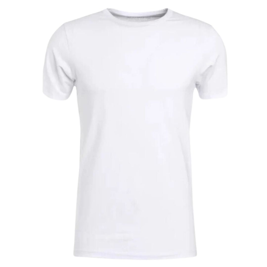 Mc Ivor White Round Neck T-Shirt White
