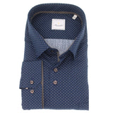 Marnelli Navy Spotted Shirt Navy