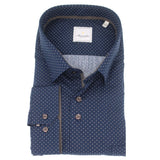 Marnelli Navy Spotted Shirt Navy