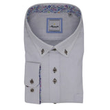 Marnelli Plain White Cotton Shirt White