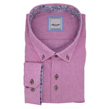 Marnelli Plain Pink Cotton Shirt Pink