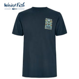 Weird Fish Peaky Flounders Artist Tee Navy