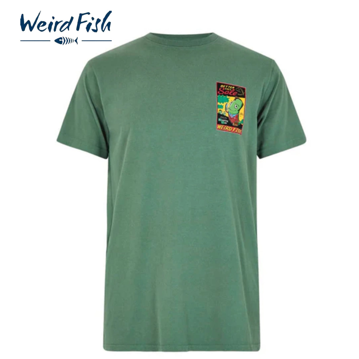 Weird Fish Call Sole Tee Green