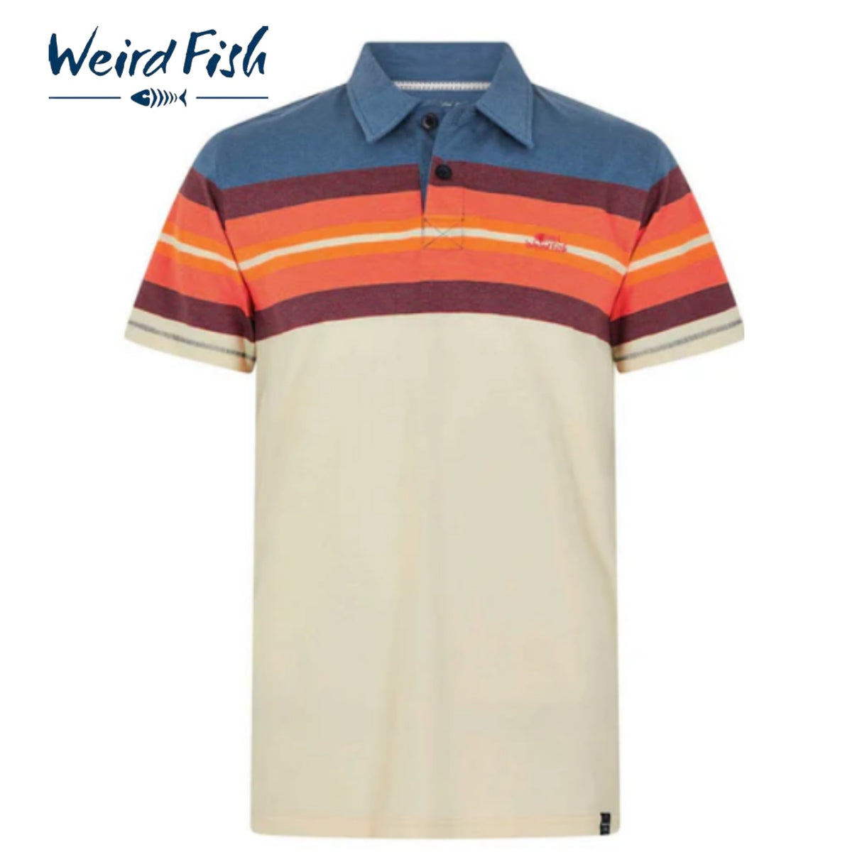 Weird Fish Albury Radical Red Polo Red