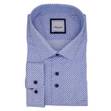 Marnelli Blue & White Pattern Shirt Blue