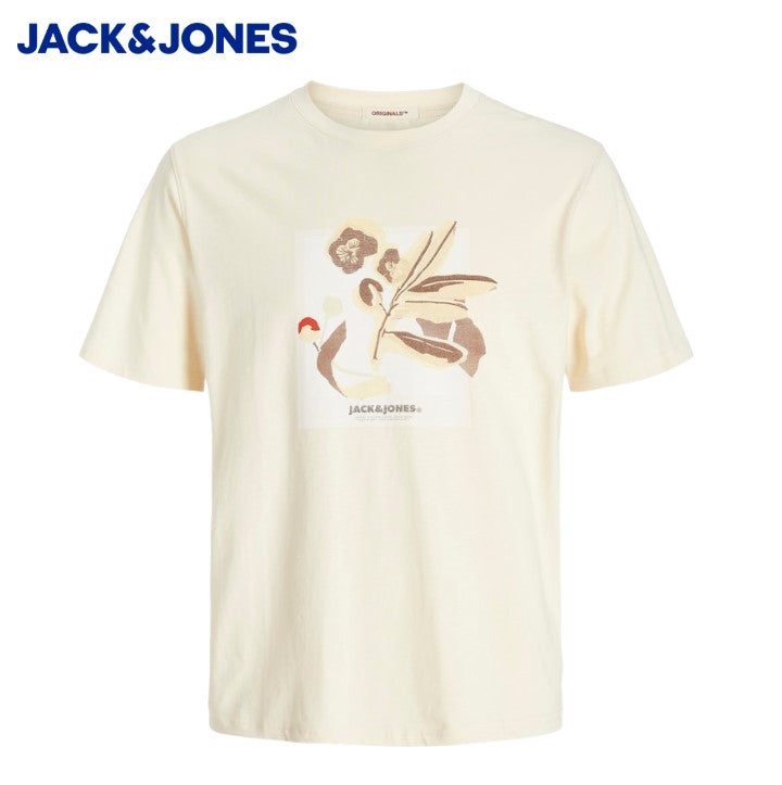 Jack & Jones Almeria Big Logo Tee White
