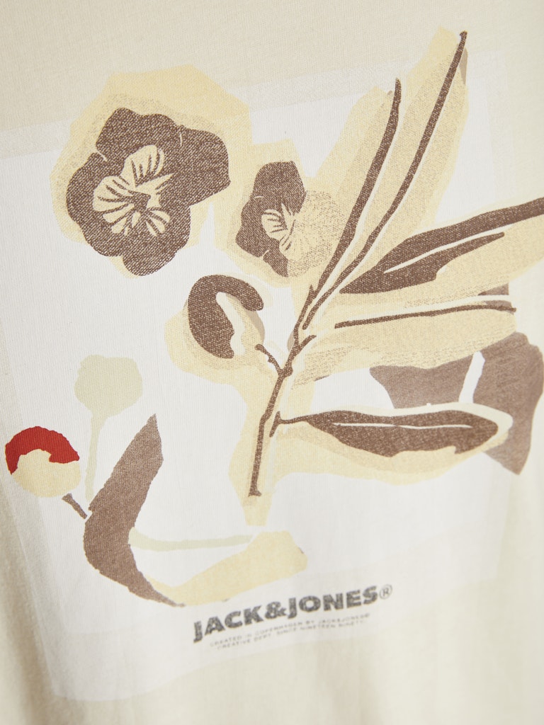 Jack & Jones Almeria Big Logo Tee White