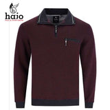 Hajo Stay Fresh 1/4 Zip Winter Red Sweat Wine