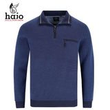 Hajo Quarter Zip Blue Sweatshirt Blue