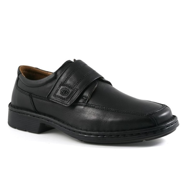 Josef Seibel Bradford Velcro Black Shoe Black
