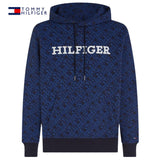 Tommy Hilfiger Aop Monogram Navy Hoodie Navy