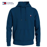 Tommy Hilfiger Small Logo Indigo Hoodie Blue