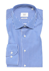 Eterna 1863 Royal Blue Stripe Shirt Blue