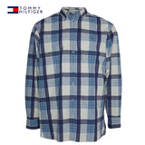 Tommy Hilfiger Blue Check Pattern Shirt Blue