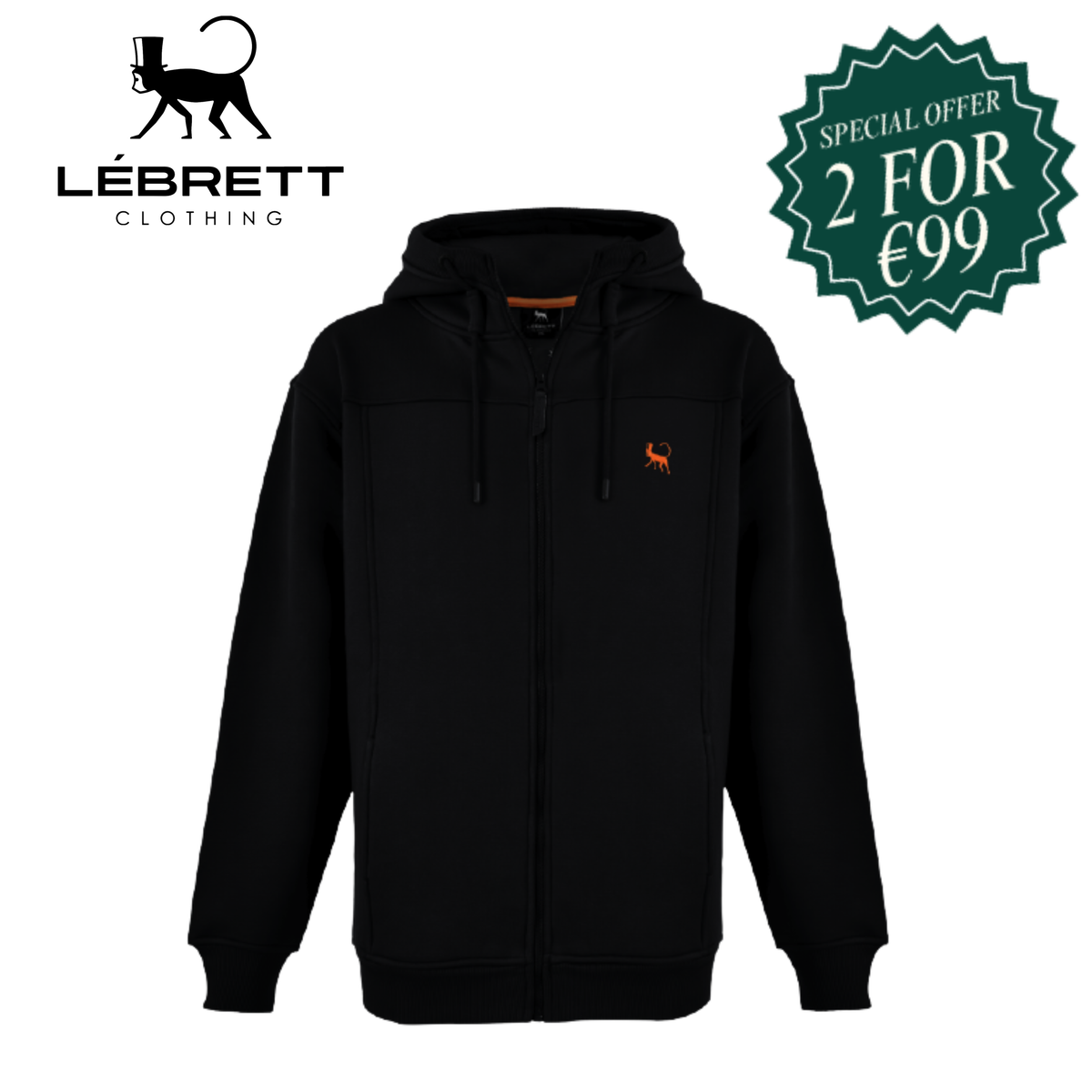 Lebrett Grove Black Hoodie Black