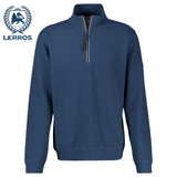 Lerros Quarter Zip Storm Blue Sweatshirt Blue