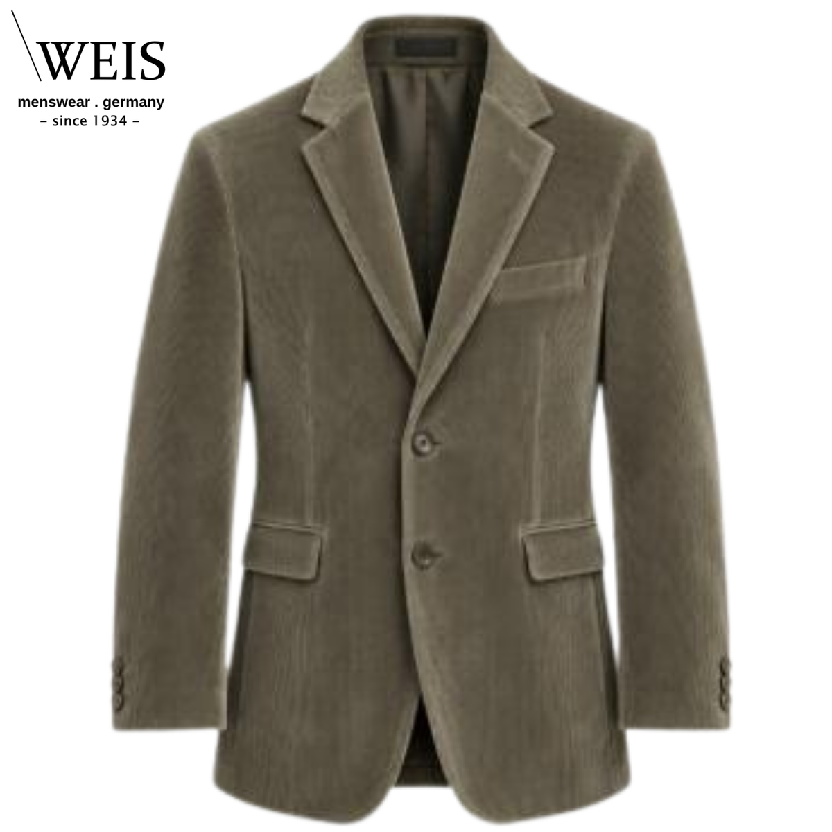 Weis Bros X-Tall Diego Brown Cord Jacket Brown