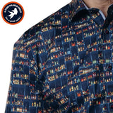 A Fish Named Fred Cheers Navy Shirt Navy