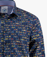 A Fish Named Fred Cheers Navy Shirt Navy