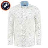 A Fish Named Fred - Paint Strokes Shirt White