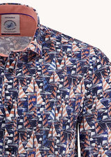A Fish Named Fred Sail Away Navy Shirt Navy