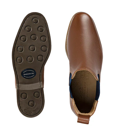 Anatomic Cardoso Leather Chelsea Boots Brown