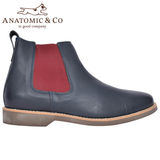 Anatomic Cardoso Leather Chelsea Boots Navy