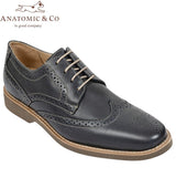 Anatomic Tucano Brogue Navy Shoes Navy