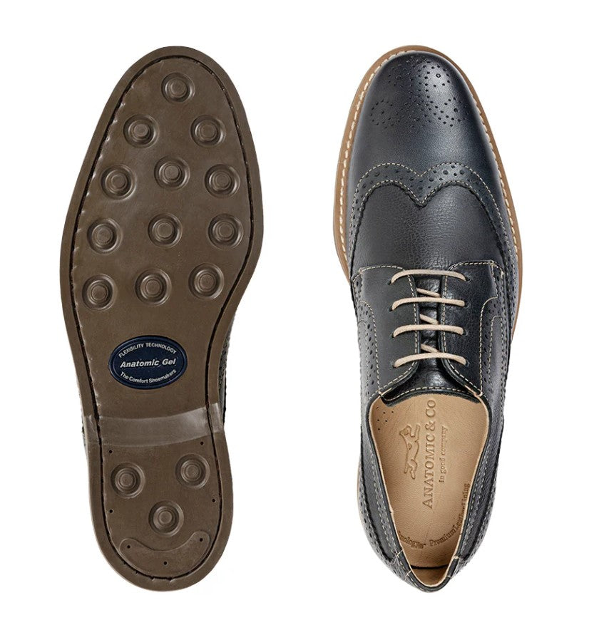 Anatomic Tucano Brogue Navy Shoes Navy