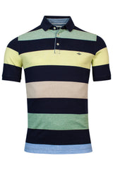 Baileys 2-Tone Lime Stripe Polo Green