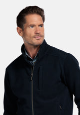 Baileys Sweater Cardigan Navy Full Zip Navy