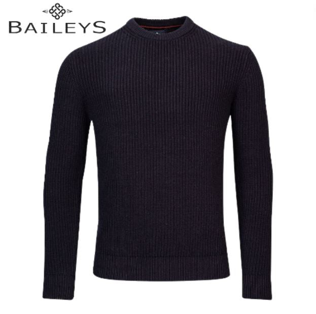 Baileys Crew Neck Navy Knit Navy