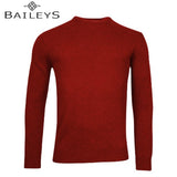 Baileys Crew Neck Red Knit Jumper Red