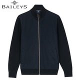 Baileys Heavyweight Full Zip Navy Sweat Navy