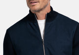 Baileys Heavyweight Full Zip Navy Sweat Navy