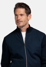 Baileys Heavyweight Full Zip Navy Sweat Navy
